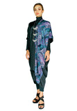 PANGOI 2022 New Launching_Long Kaftan Babyfly Viscose Batik Dress / Kaftan Panjang_Black_Hitam_Free Size - One Size