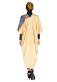 PANGOI 2022 New Launching_Long Kaftan Babyfly Viscose Batik Dress / Kaftan Panjang_Gold_Emas - One Size