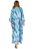 PANGOI SIGNATURE LONG DRESS JUBAL BLUE BIRU FREE SIZE TIL 5XL - One Size