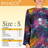 {Out Of Stock} PANGOI SIGNATURE MODERN KURUNG BATIK SET - PURPLE RED/ UNGGU MERAH- S/ M/ L/ XL/ 2XL